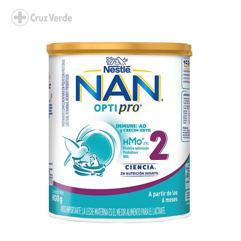 Nan 2 Optipro Hmo 800g Polvo