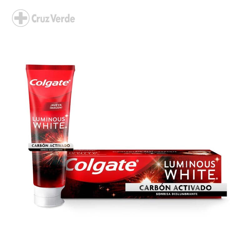 Colgate Luminous White Carbon Activado 75ml Pasta Dental