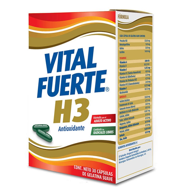 Vital Fuerte H3 30 Tableta