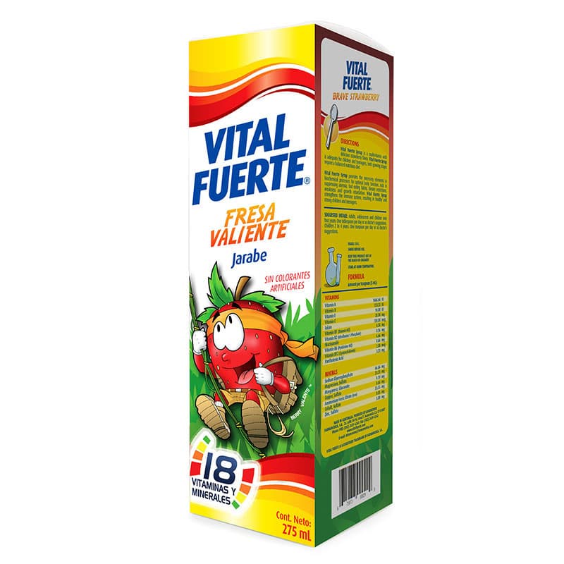 Vital Fuerte Fresa 275ml Jarabe