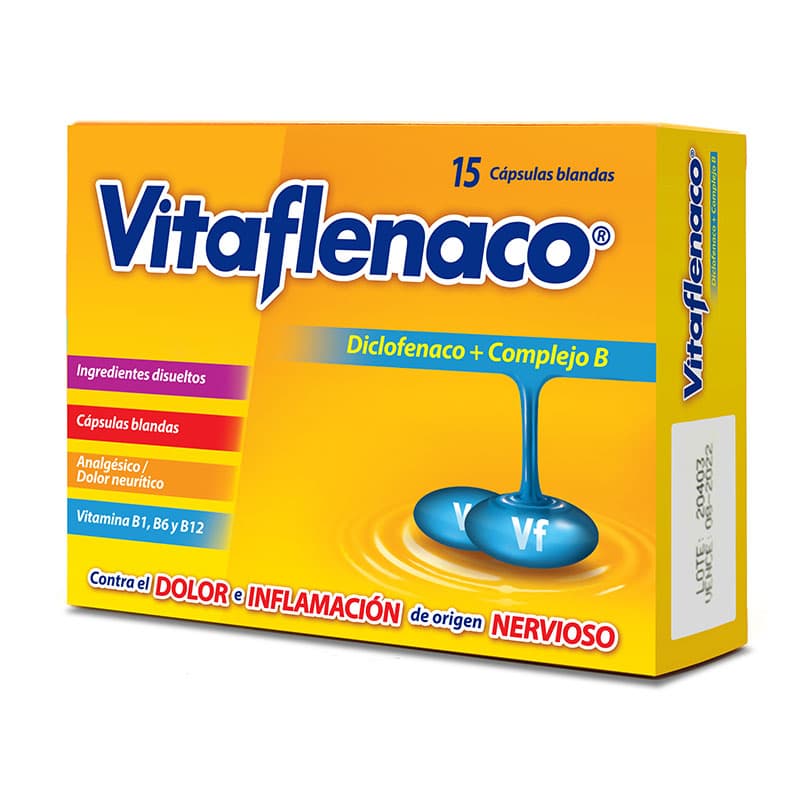 Vitaflenaco 15 Capsula Gel