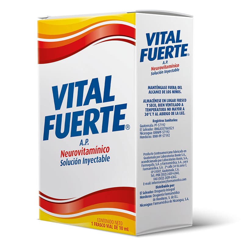 Vital Fuerte 1 Vial Solucion Inyectable 10ml