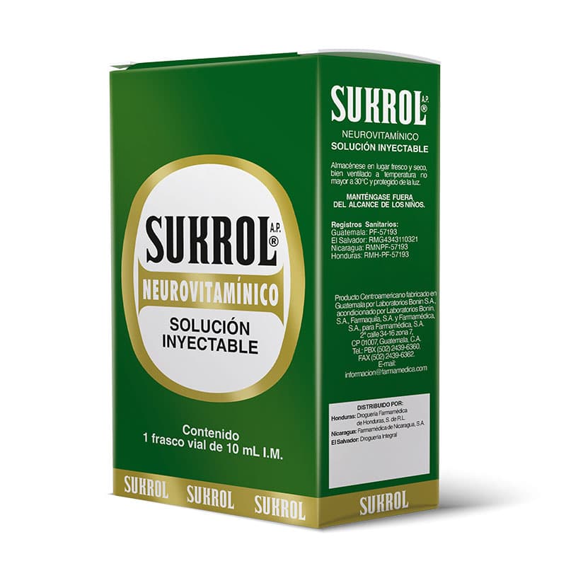 Sukrol 1 Solucion Inyectable Im 10ml