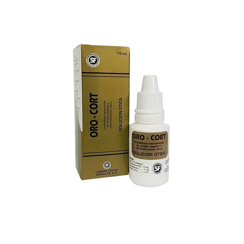 Oro Cort 15ml Solucion Otica