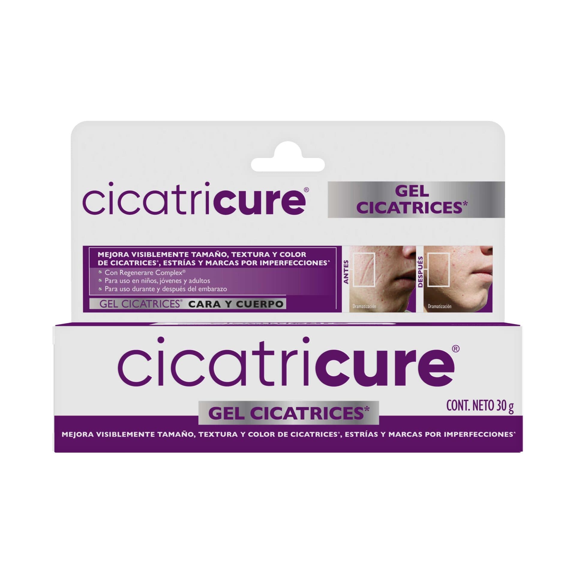 Cicatricure Hidratante Cicatrices Y Estrias 30g Gel