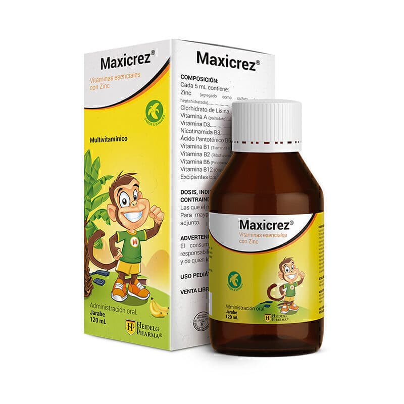 Maxicrez Pediatrico 120ml Jarabe
