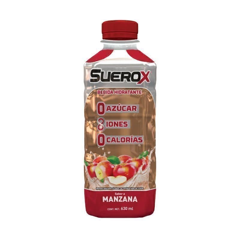 Suerox Adul Manzana 8 Iones 630ml Suero Oral