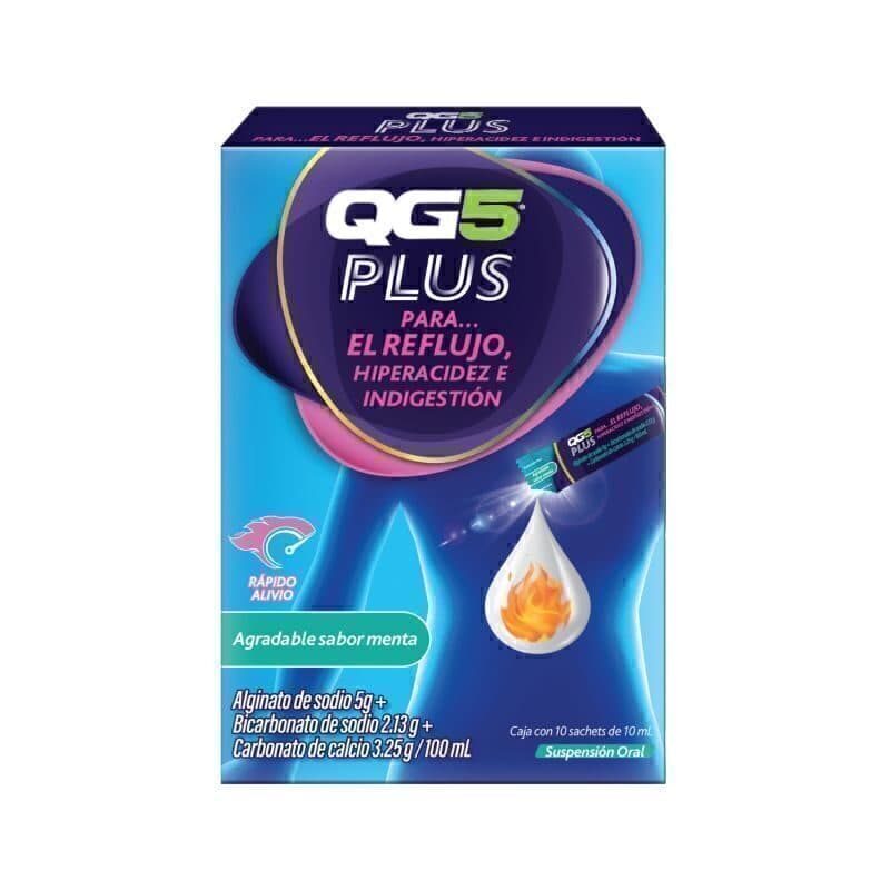 Qg5 Plus Sabor Menta 10 Sobre Beb