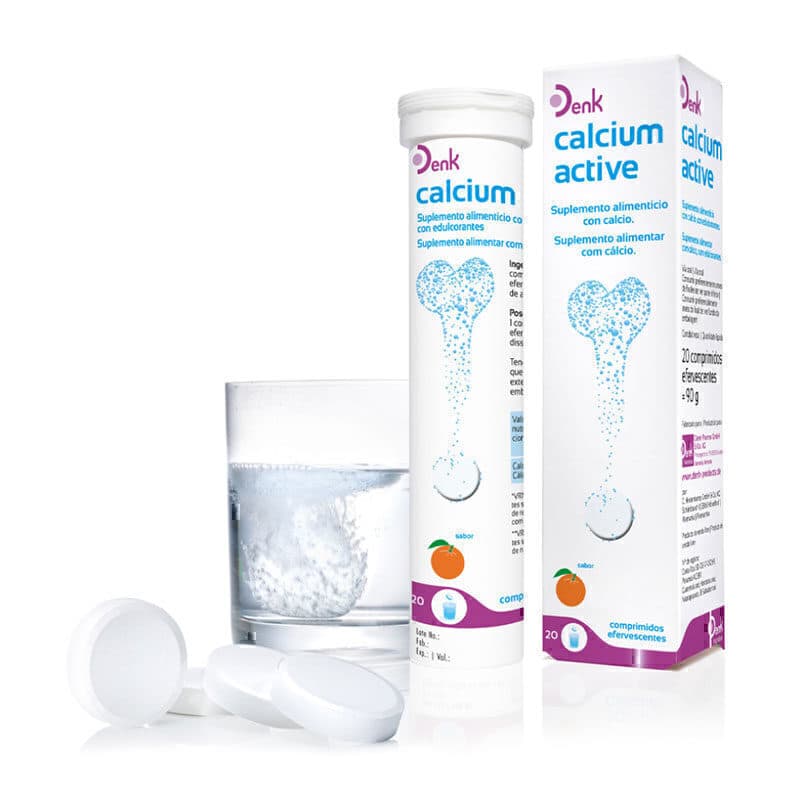 Calcium Active Denk 500mg 20 Comprimido Efervescente