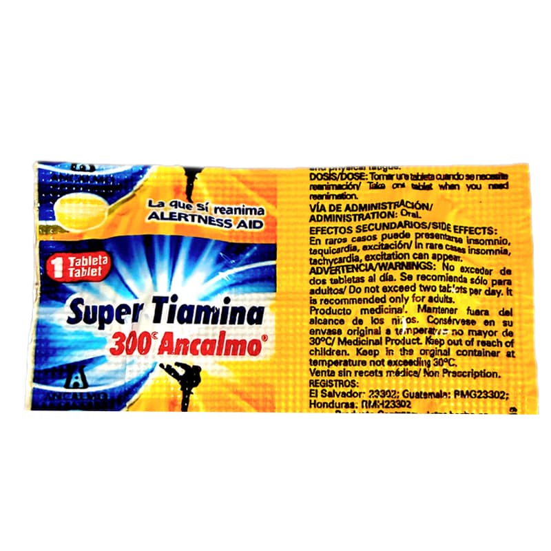 Super Tiamina 300mg 1 Tableta