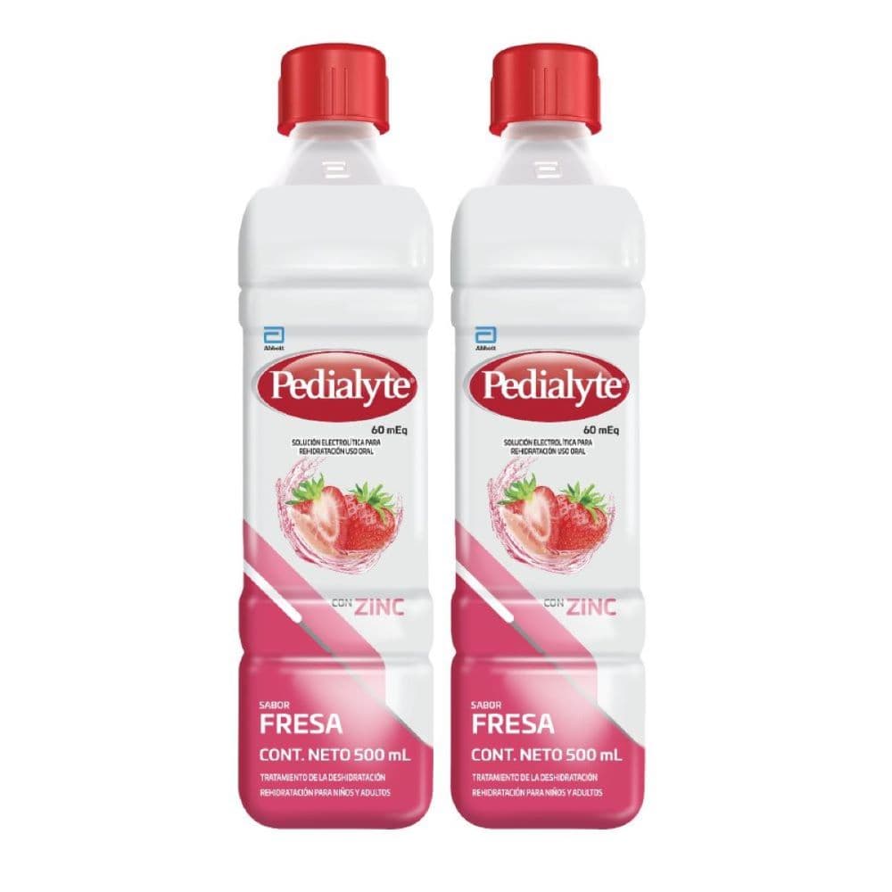 Pedialyte 60 Fresa 500ml Suero Oral Duo Pack
