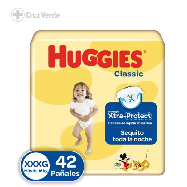 Huggies Pañal Classic Xxxg 42 Unidad