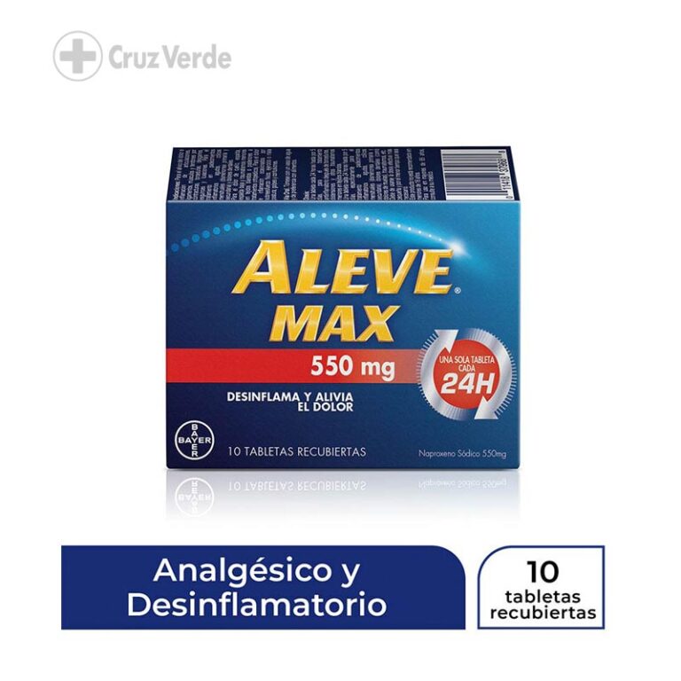 Aleve Max 550mg 10 Tableta – Cruz Verde