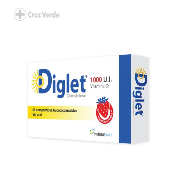 Diglet 1000ui 30 Comprimido Bucodispersable