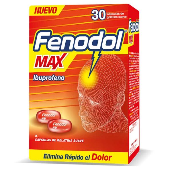 Fenodol Max 400mg 30 Capsula Gel