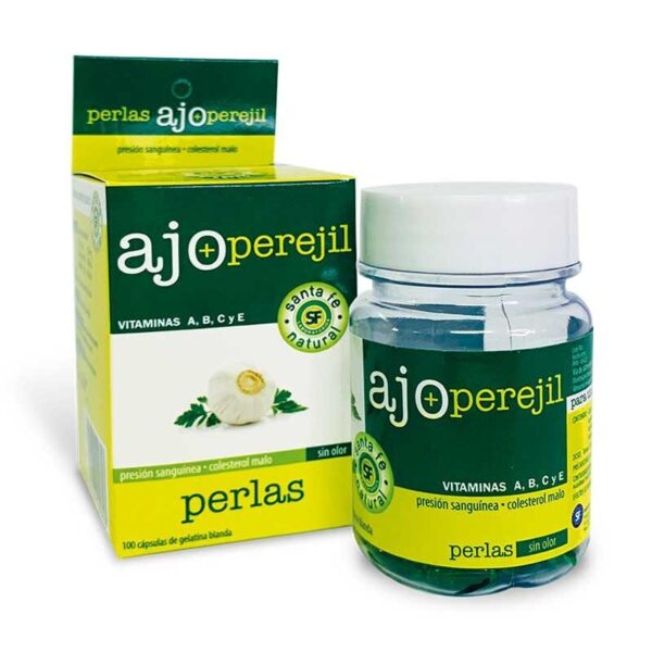 Ajo + Perejil Santa Fe 200mg/100mg 100 Capsula