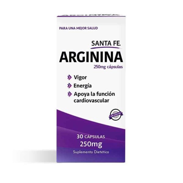 Arginina Santa Fe 250mg 30 Capsula