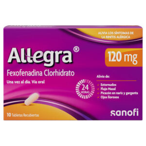 Allegra 120mg 10 Comprimido