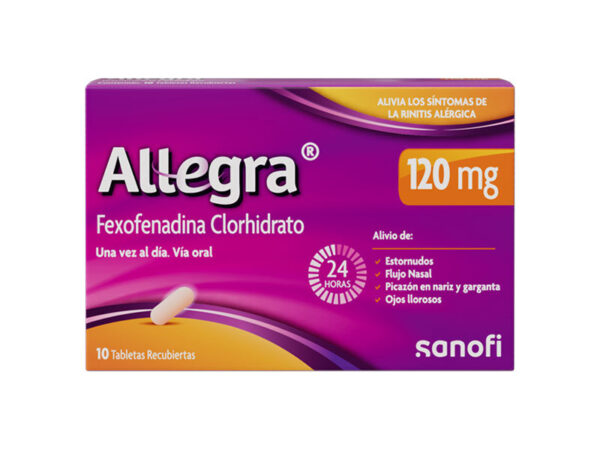 Allegra 120mg 10 Comprimido