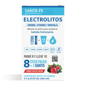 Electrolitos Santa Fe Polvo Sobre 5.7g 8+2