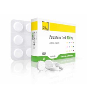 Paracetamol-denk 500mg 20 Comprimido