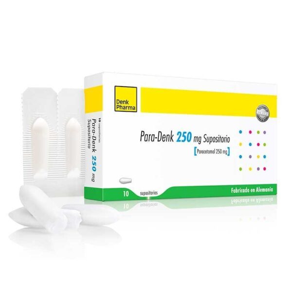 Para-denk 250mg 10 Supositorio