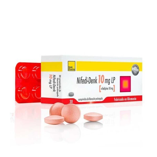 Nifedi-denk Lp 10mg 30 Comprimido