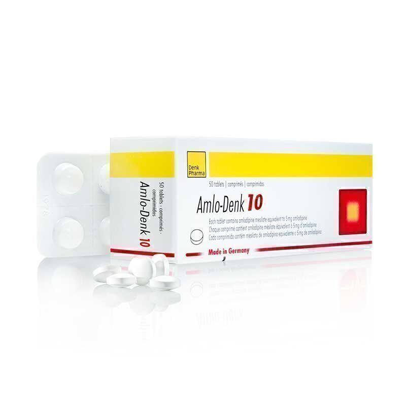 Amlo-denk 10mg 50 Comprimido