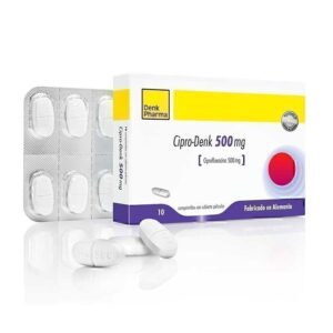 Cipro-denk 500mg 10 Comprimido
