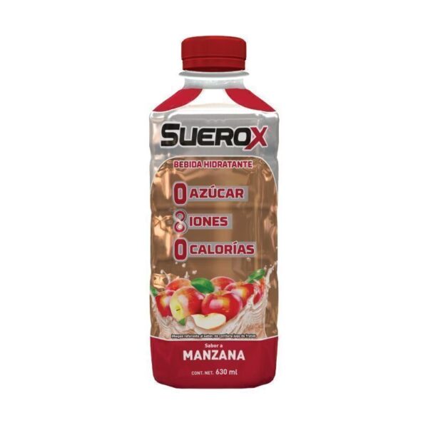 Suerox Adul Manzana 8 Iones 630ml Suero Oral