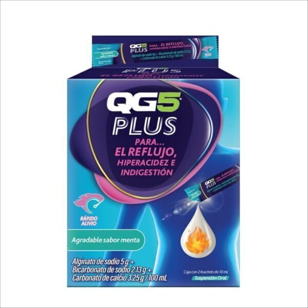 Qg5 Plus Sabor Menta 24 Sobre Beb