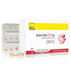 Axaban Denk 2.5mg 60 Comprimido Recubierto
