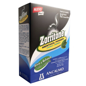 Zorritone Menthol Power 12 Caramelo Barra (disp)