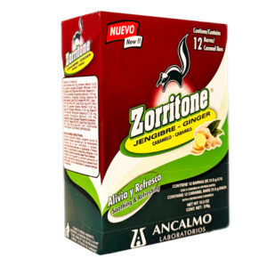 Zorritone Jengibre 12 Caramelo Barra (disp)